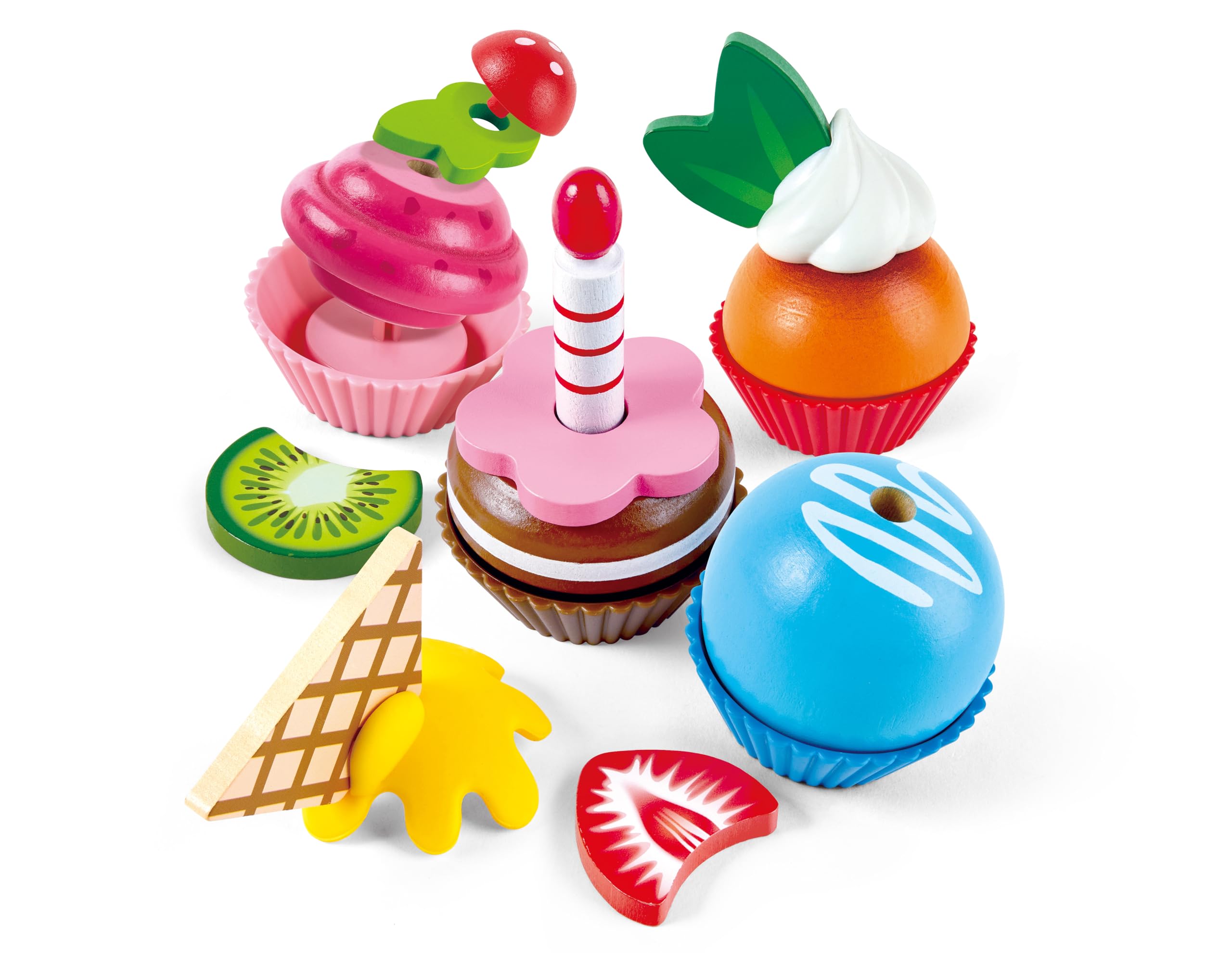 Hape Cucina e accessori Cupcake set da gioco 4 pezzi