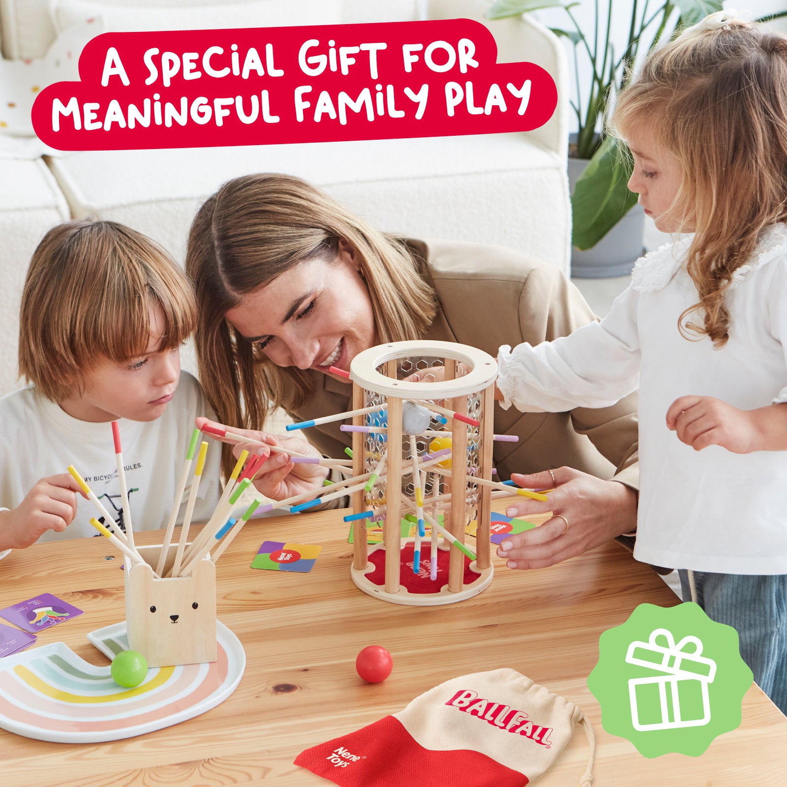 Nene Toys Family Games BALLFALL Mega gioco da tavolo
