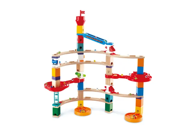 Hape Quadrilla Super Spirali pista per biglie 129 pezzi con xilofono