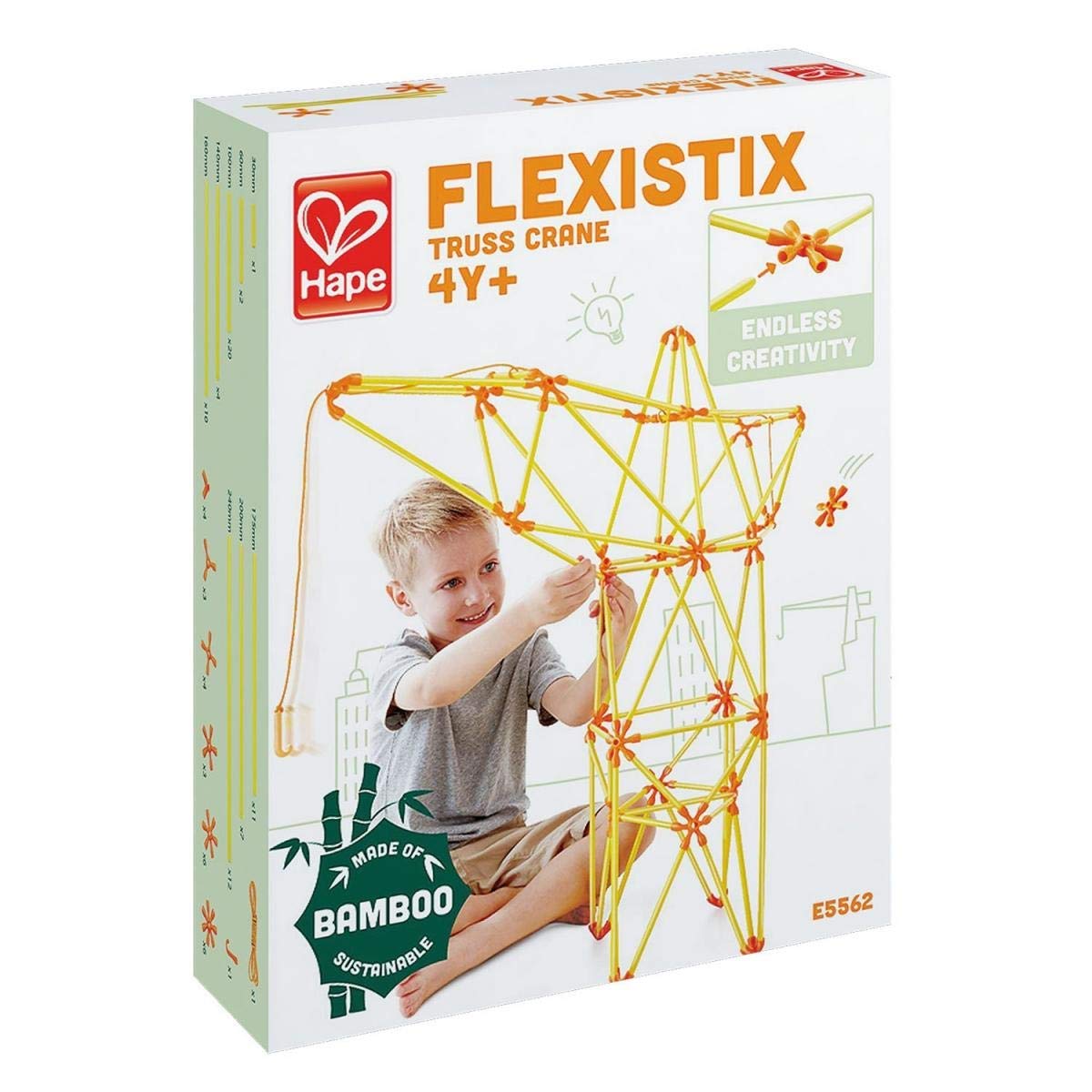 Hape Montare e costruire E5565 kit creativo in bambù