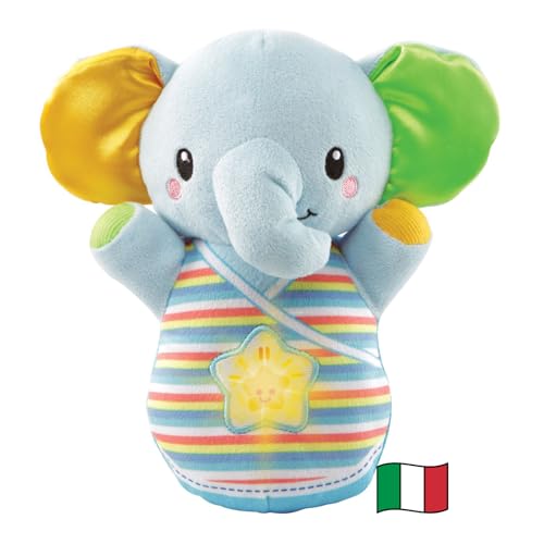 VTech Giocattoli 0-12 mesi Nino Elefantino Luminoso peluche interattivo 0-36 mesi