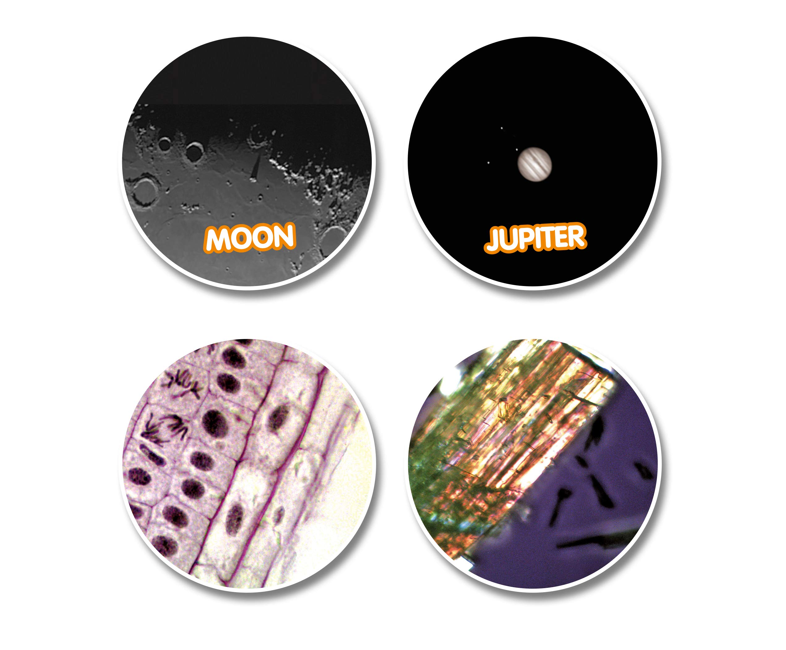 National Geographic Telescopi Set Tele-Micro telescopio e microscopio