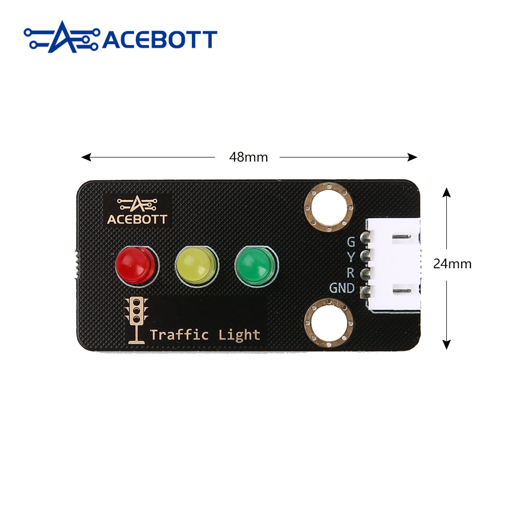 ACEBOTT Electronic Modules modulo semaforo LED rosso giallo verde