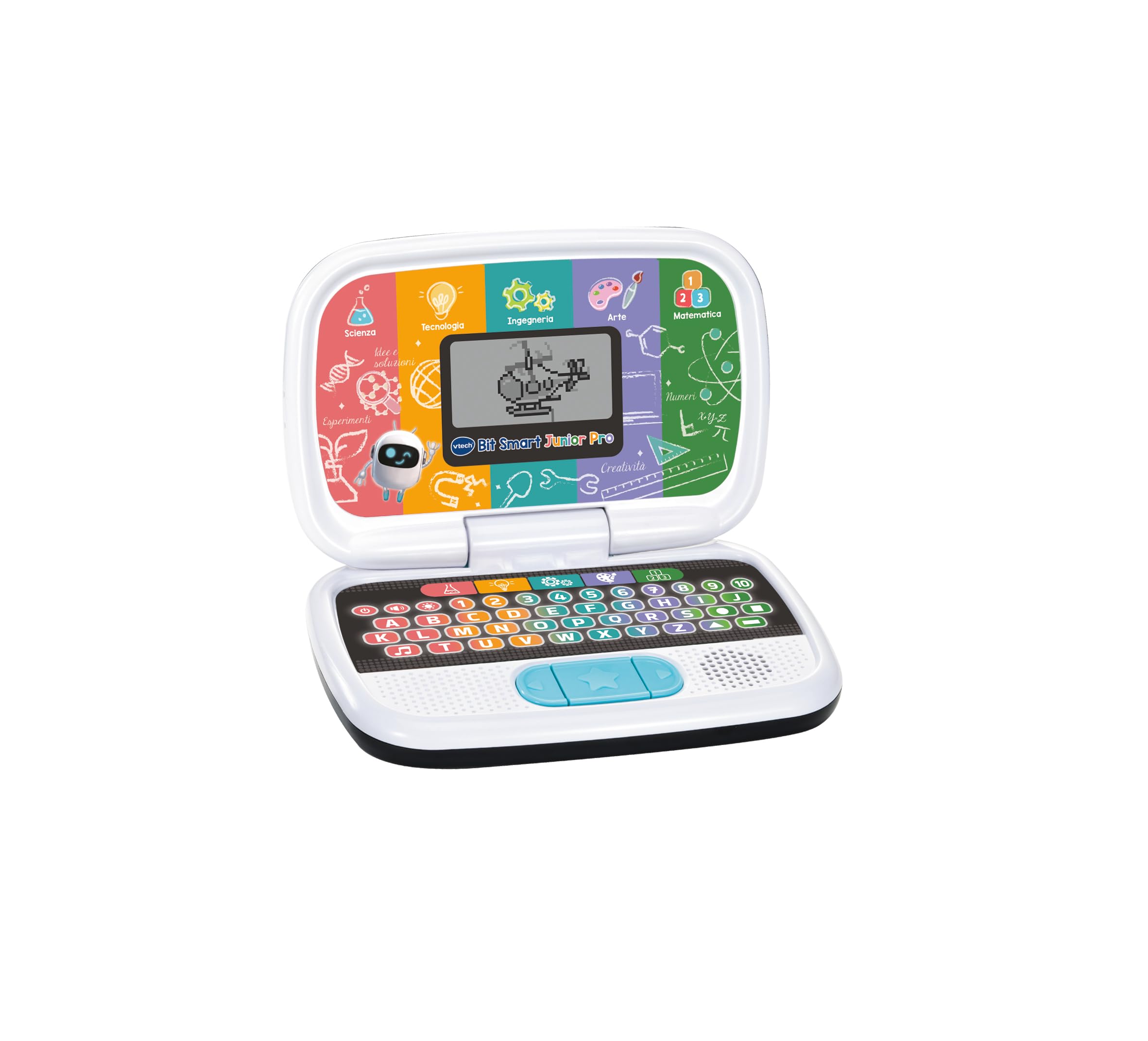 VTech Giocattoli 3-6 anni Bit Smart Junior Pro computer educativo STEAM 3-7 anni
