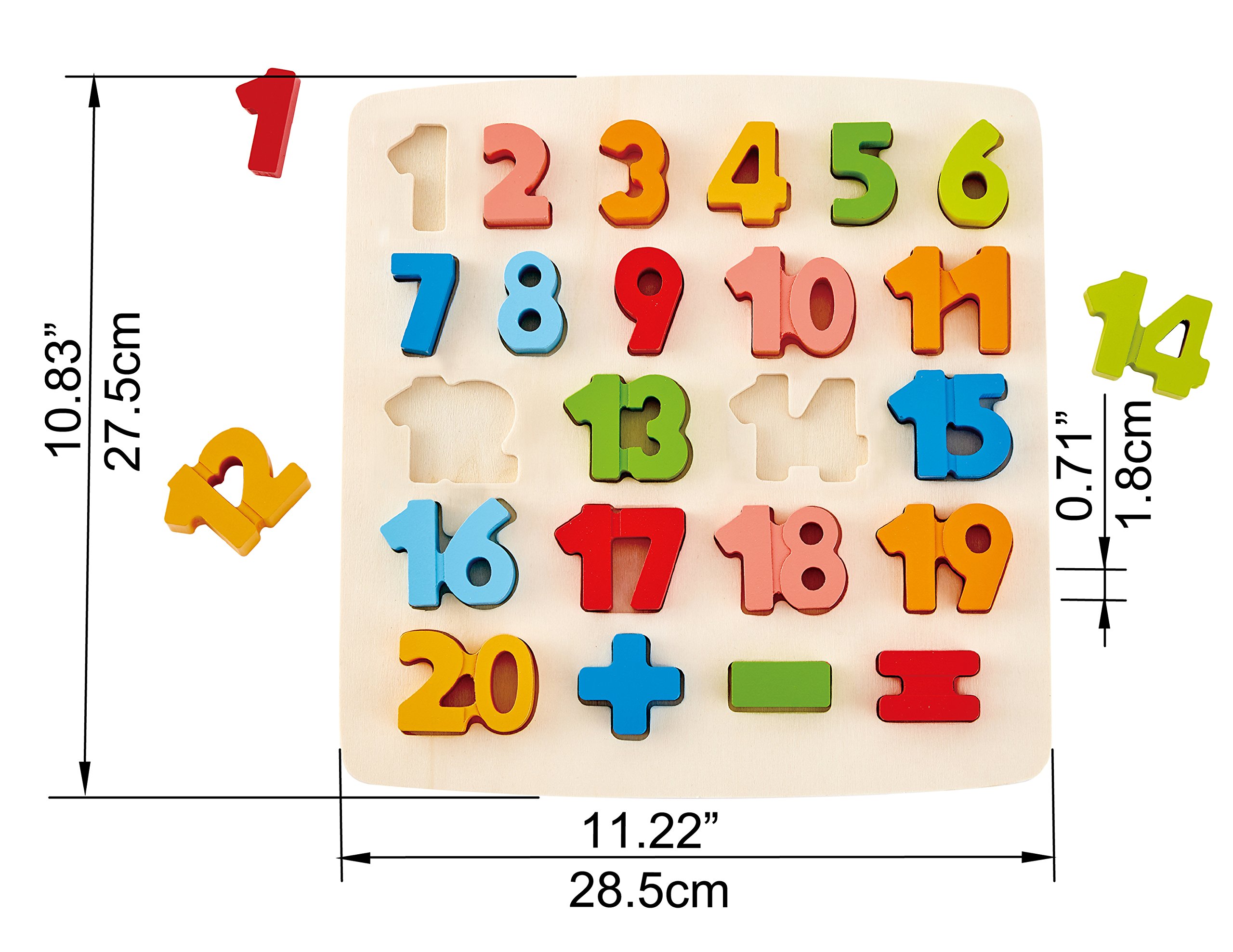 Hape Giocattoli educativi Puzzle matematico in legno