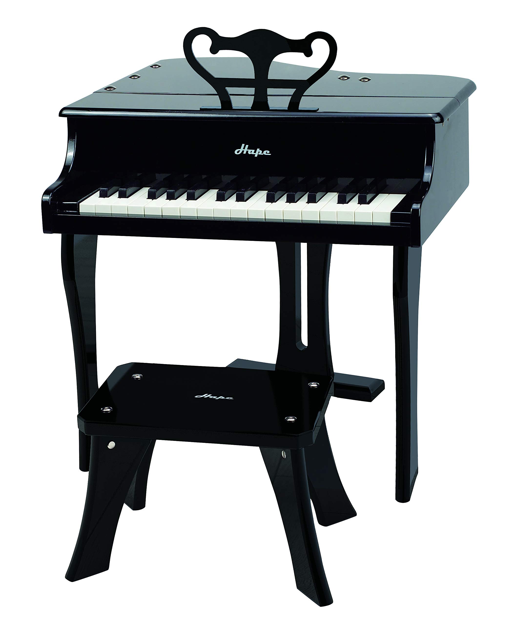 Hape Giochi musicali E0320 Pianoforte a Coda Nero