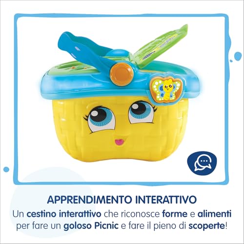 V-Tech Giocattoli 1-3 anni Il Mio Magico Cestino da Picnic gioco interattivo