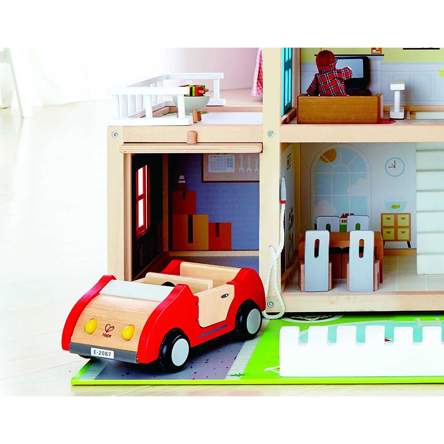 Hape Case delle bambole e accessori Villa delle bambole in legno