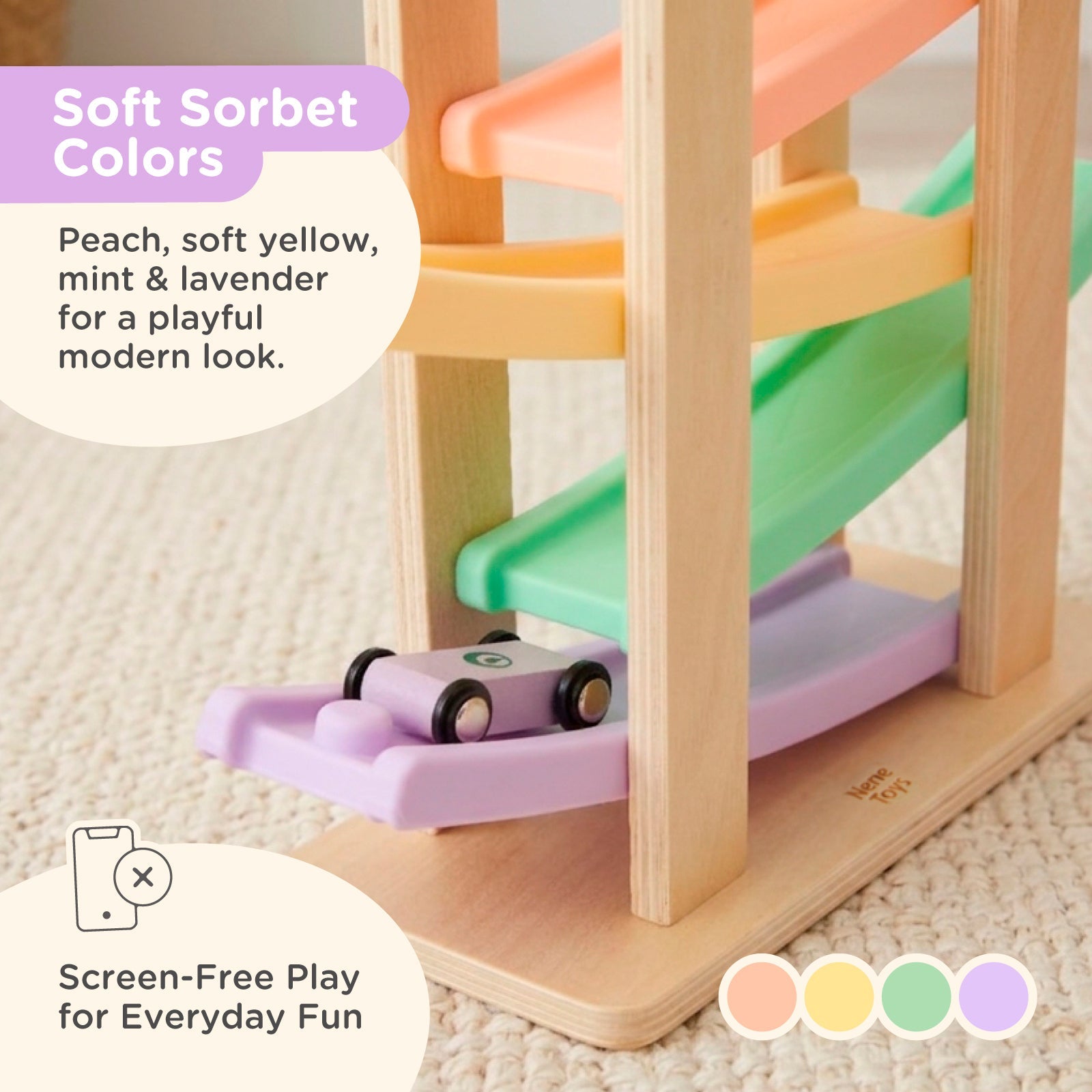 Nene Toys Vehicles & Adventure Car Ramp Racer - Sorbet pista macchinine 4 livelli