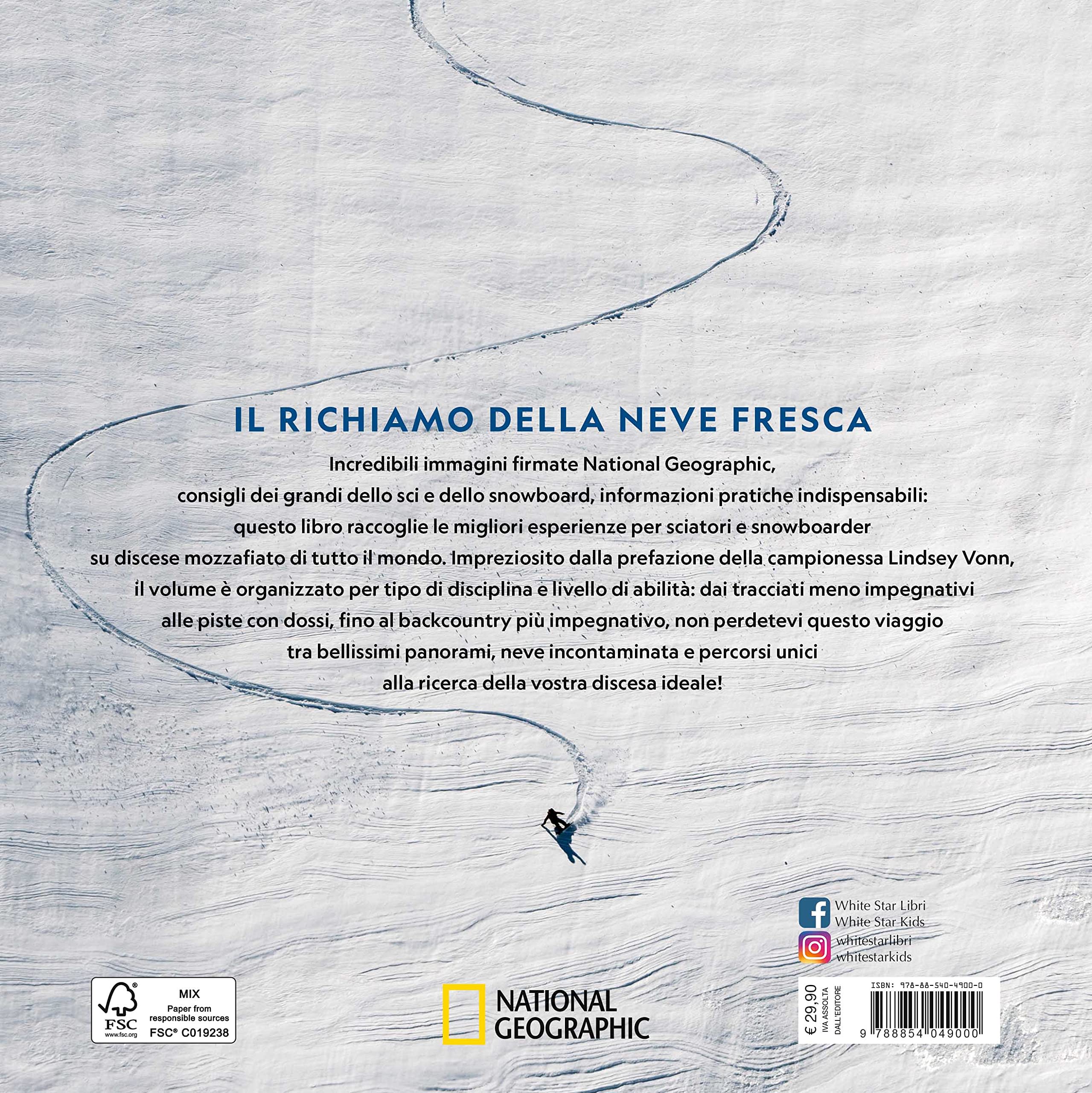 National Geographic – Libri Le 100 più belle discese del mondo libro a colori