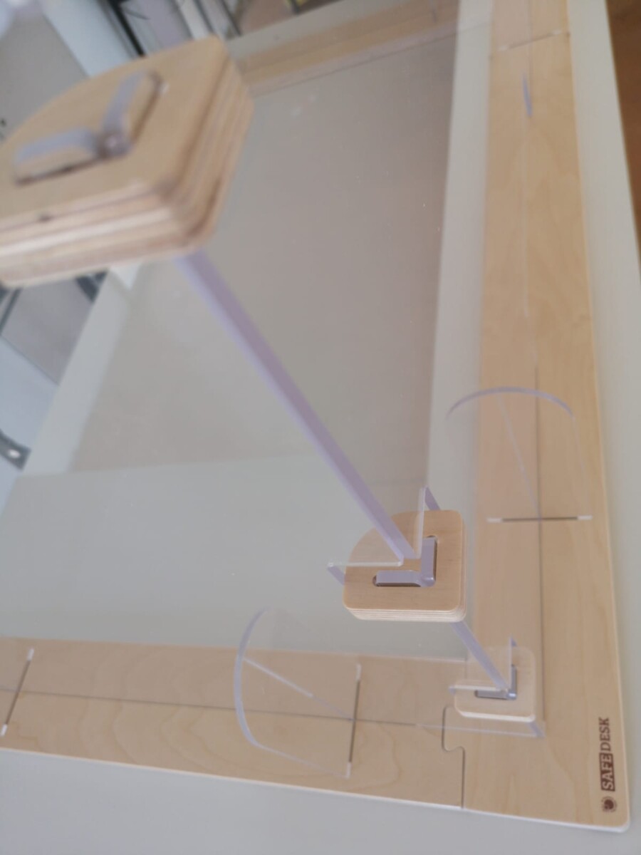 Il Pianeta delle idee Arredare Safe Desk Model C protezione scrivania