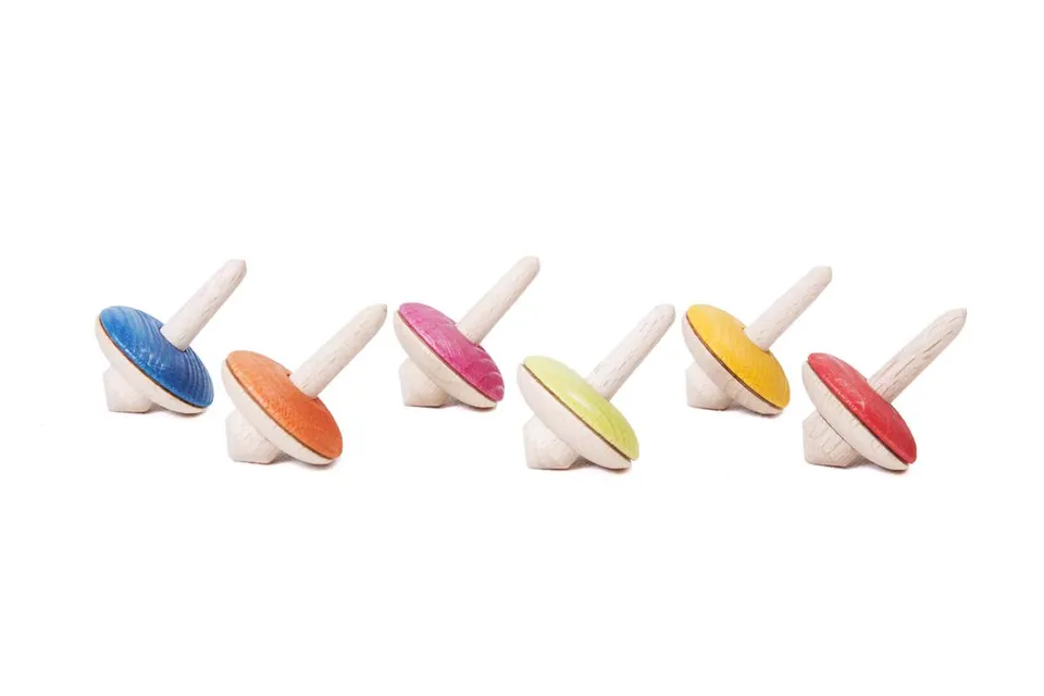 Il Pianeta delle idee Giocare Trottole Colorate trottole