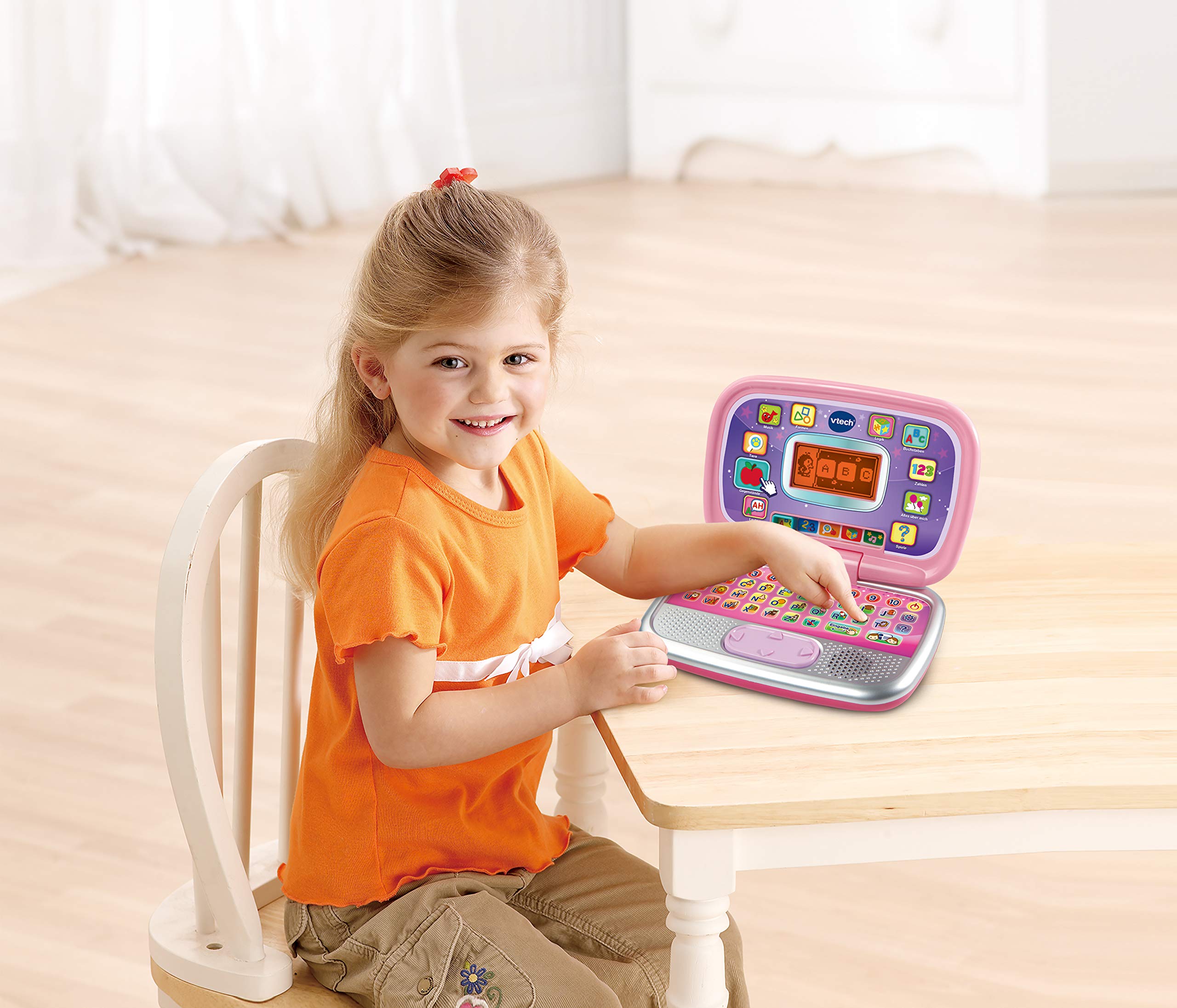 V-Tech Giocattoli 3-6 anni Bit Smart computer interattivo rosa