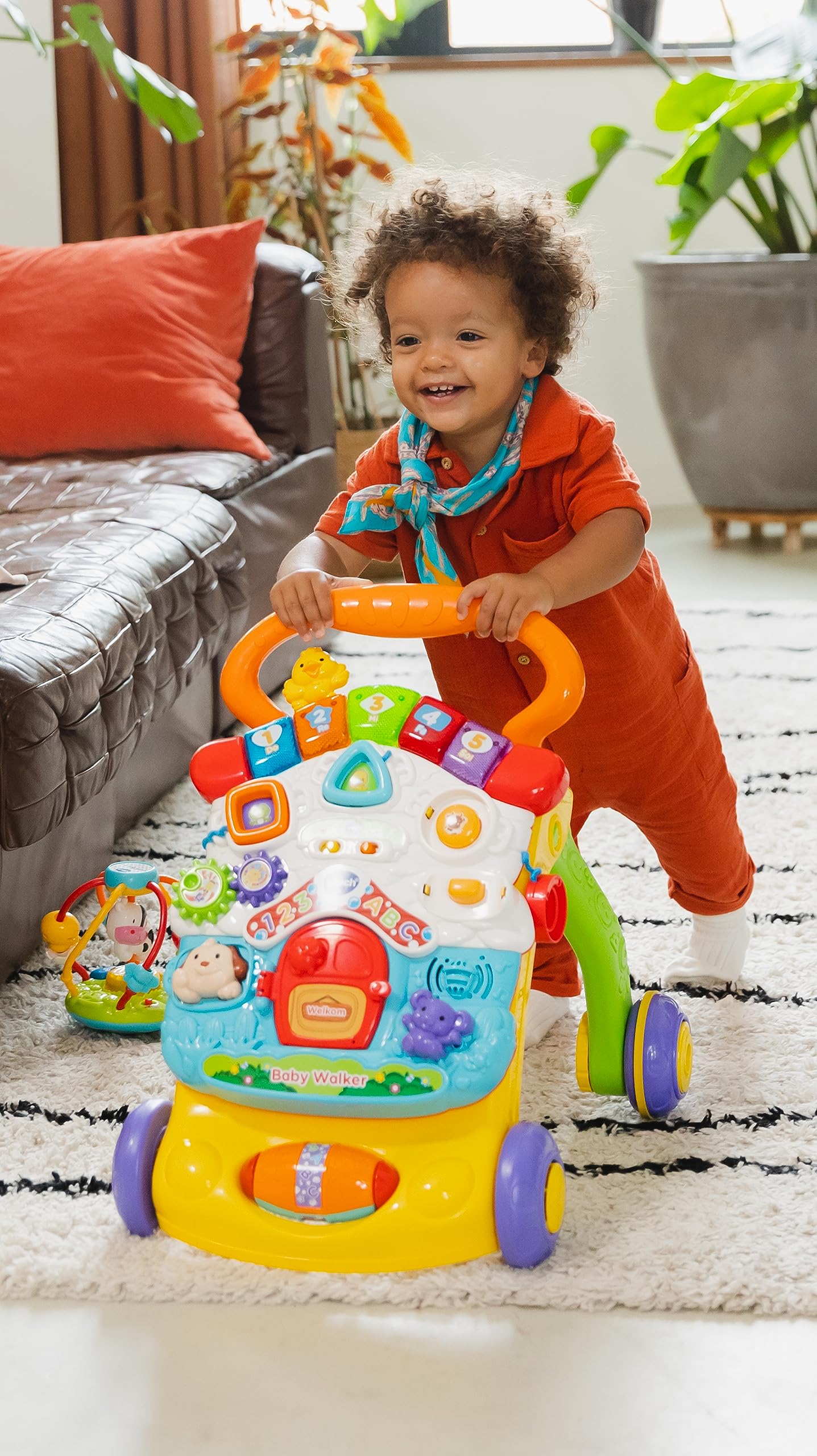 V-Tech Giocattoli 1-3 anni Super Primi Passi Parlante Primipassi arancione