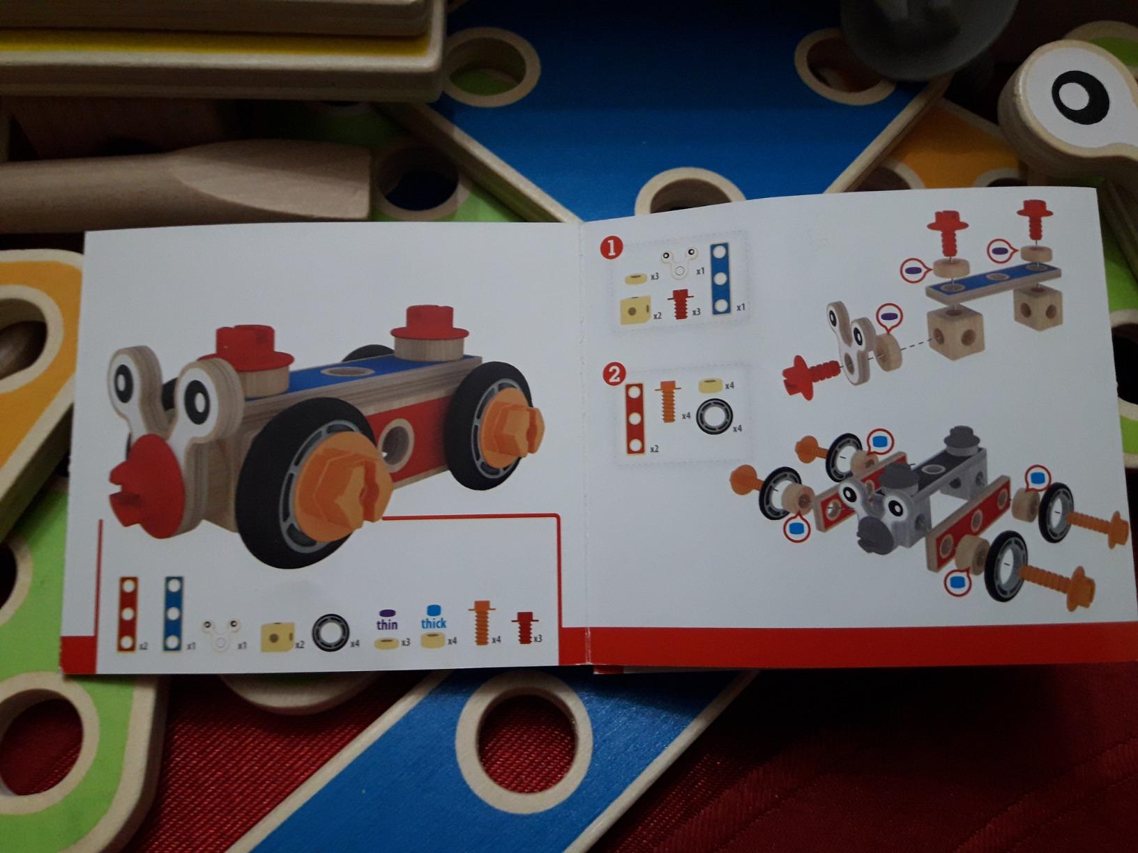 HAPE Montare e costruire E3081 set costruzioni 62 pezzi