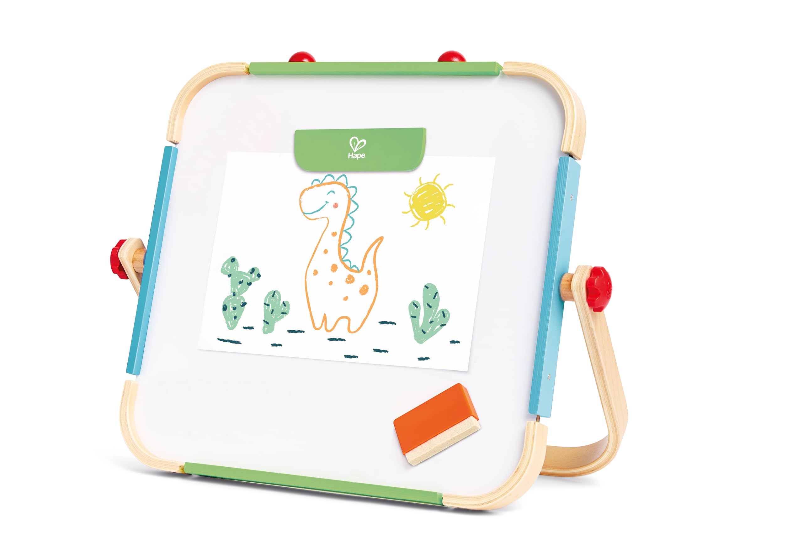 Hape Arte e creatività Lavagnetta portatile double-face con cavalletto