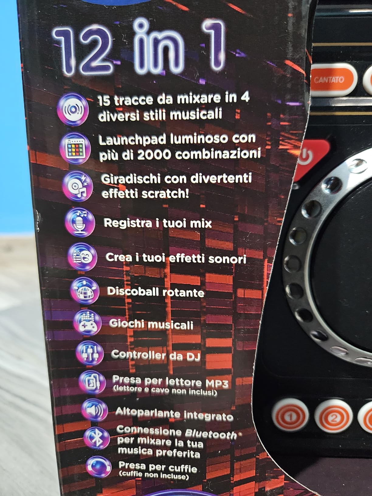 VTech Kidi DJ Mix console DJ per bambini con microfono