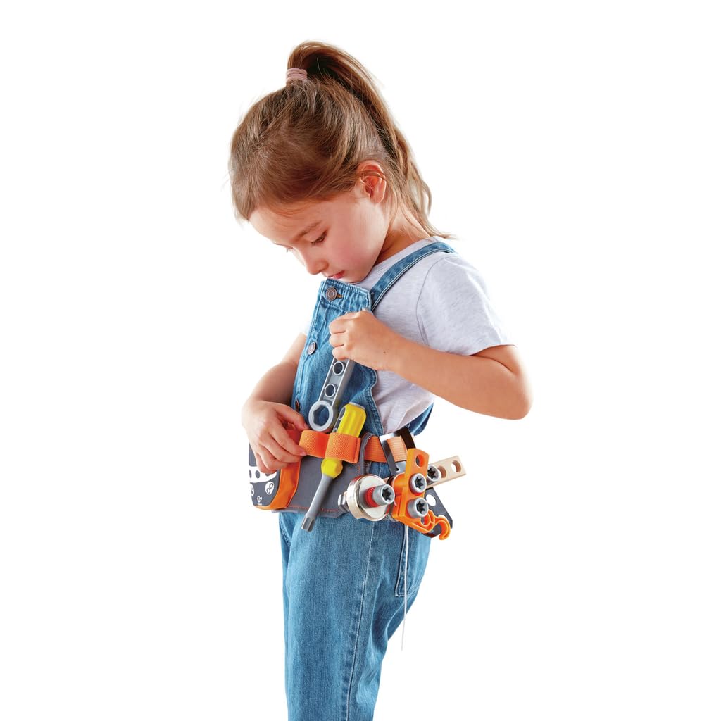 Hape Junior Inventor Cintura dello Scienziato con strumenti e custodia