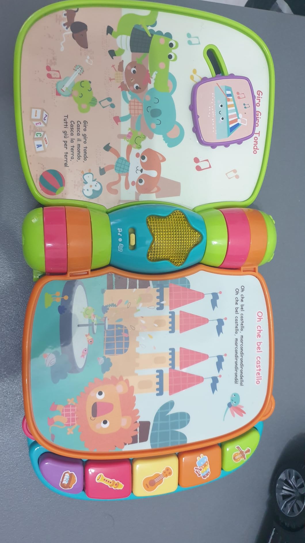 VTech Giocattoli 0-12 mesi Il Mio Primo Libro Interattivo Canzoncine