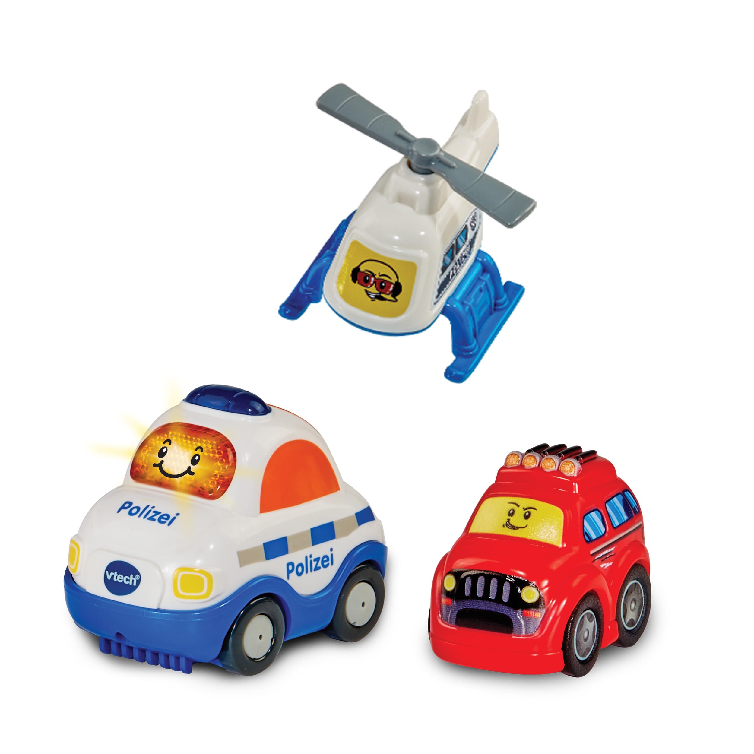 VTech Giocattoli 0-12 mesi TUT Baby Flitzer set gioco auto della polizia