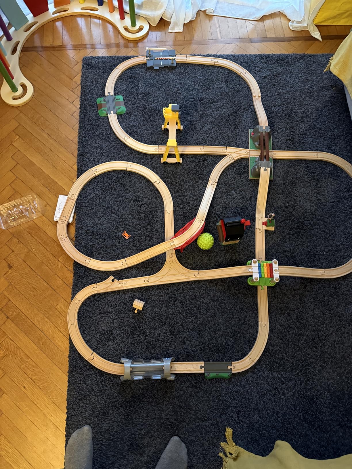 Hape Treno Pacchetto di espansione binari Super 24 binari in legno