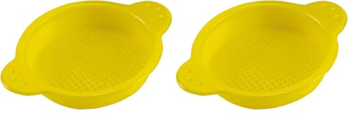 Hape Giochi da spiaggia Setaccio Piccolo setaccio per sabbia rosso