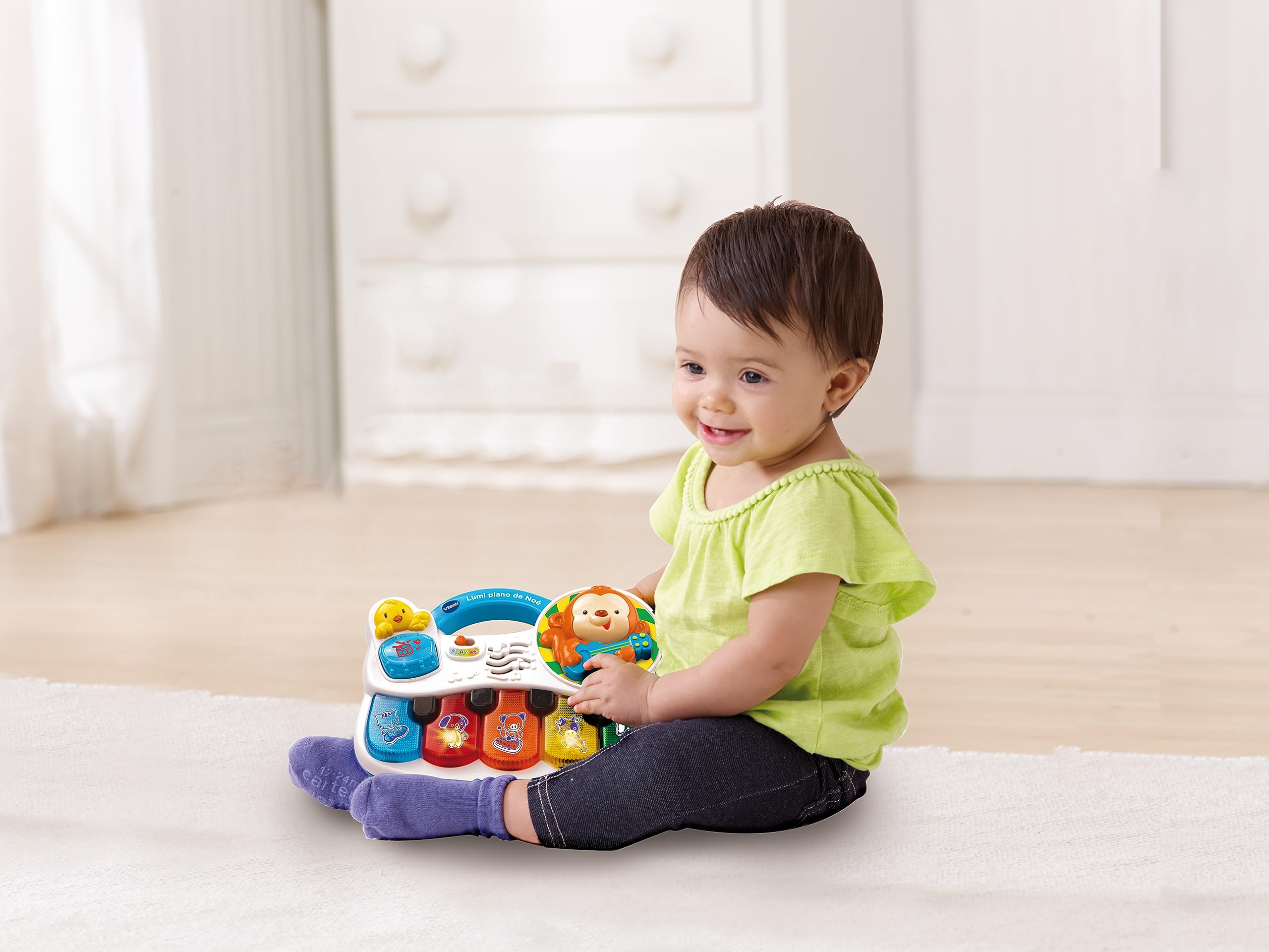 VTech Giocattoli 0-12 mesi Noè Pianola Luminosa pianola bambino italiana