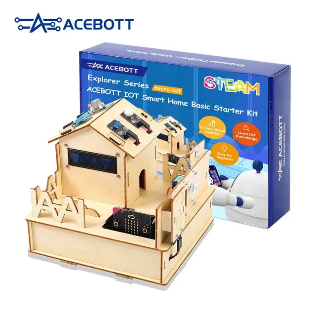 ACEBOTT Explorer Series QE006 Smart Home IoT Starter Kit senza scheda micro:bit