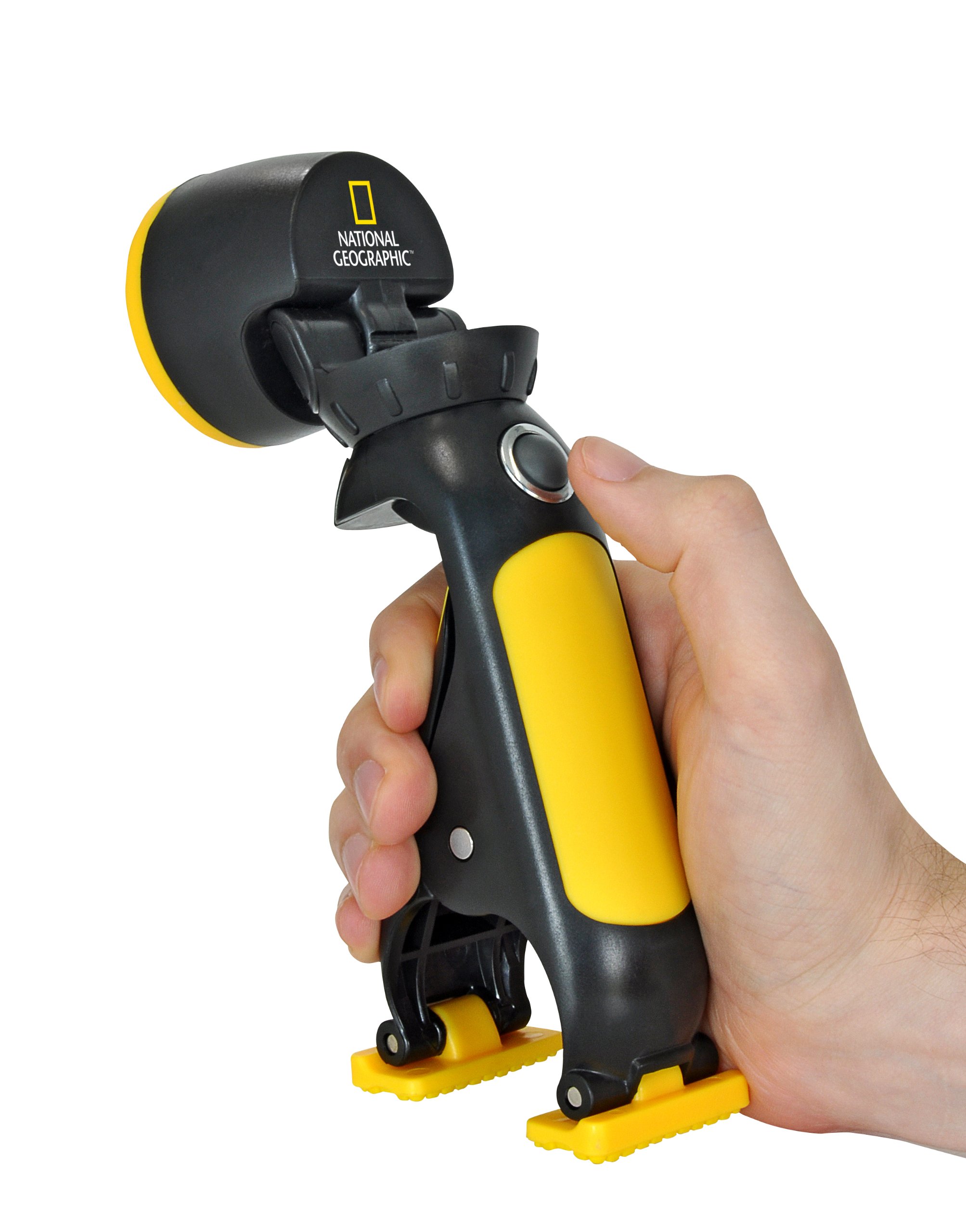 National Geographic Stazioni meteorologiche ed elettronica outdoor lampada clip LED multifunzione bianca