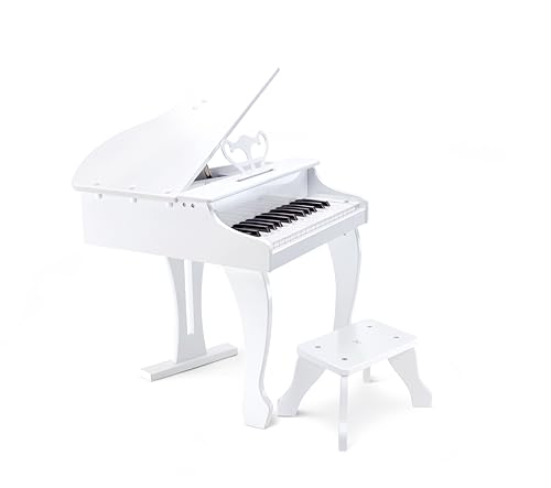 Hape Giochi musicali Pianoforte Elettronico Bianco Deluxe 30 tasti