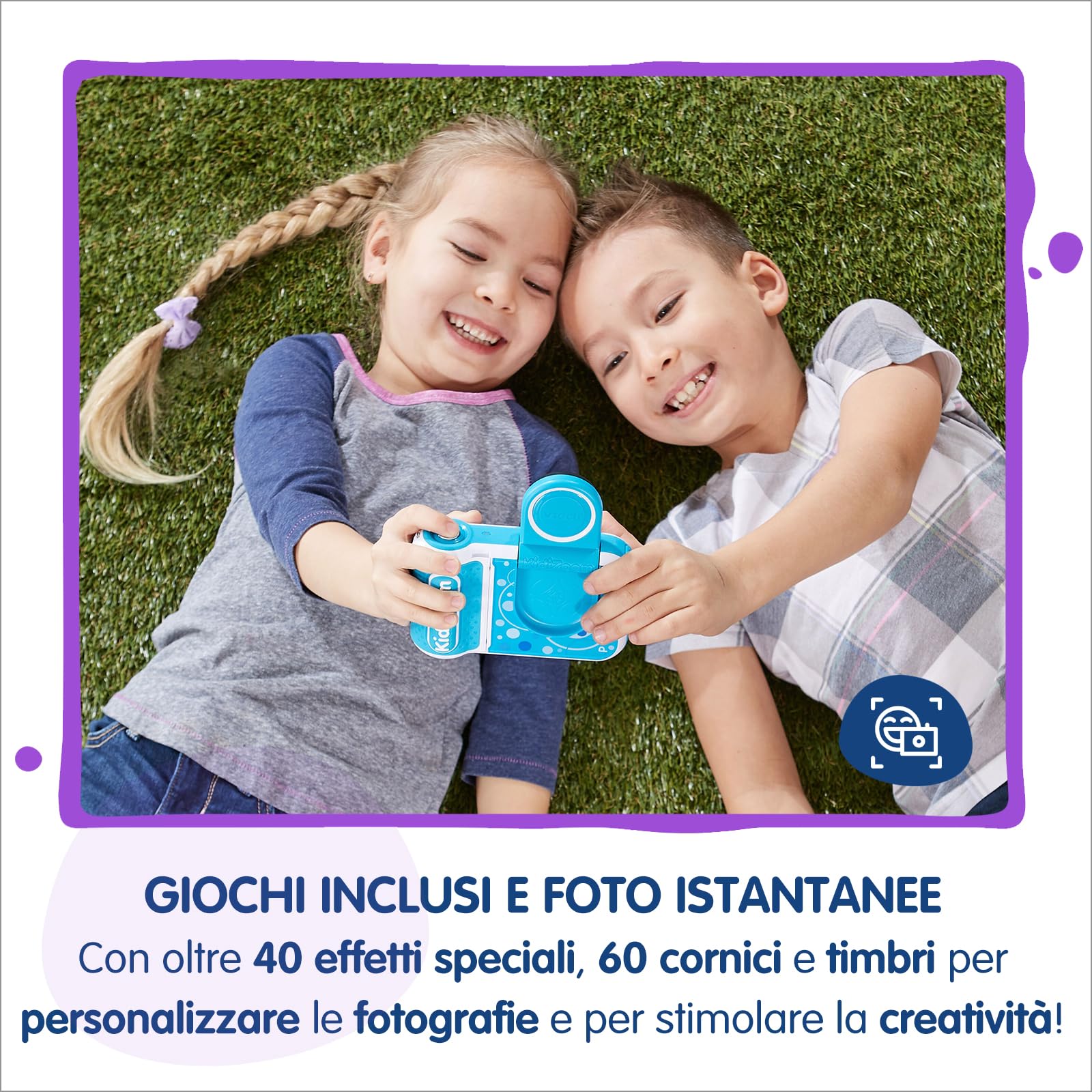 VTech Kidizoom Printcam macchina fotografica istantanea 5-12 anni