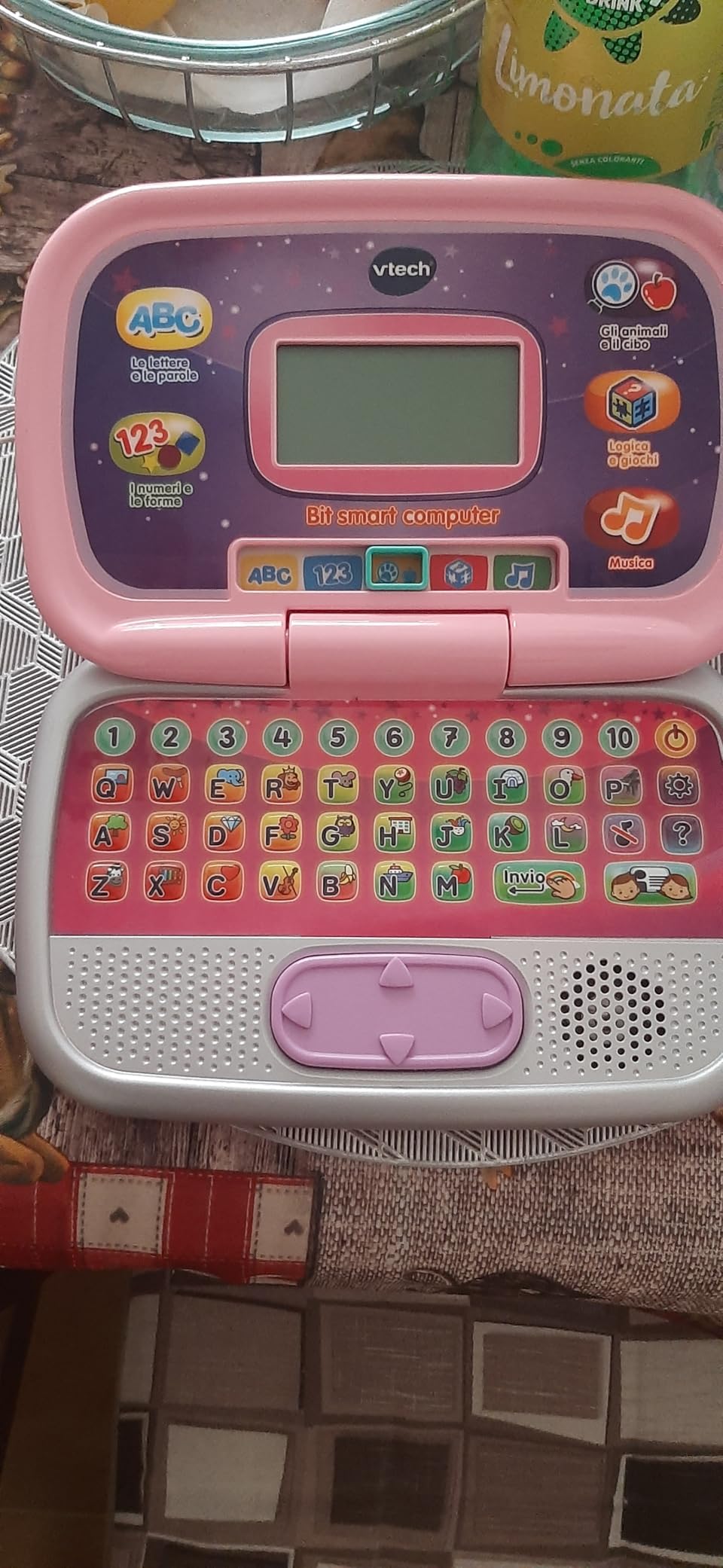 V-Tech Giocattoli 3-6 anni Bit Smart computer interattivo rosa
