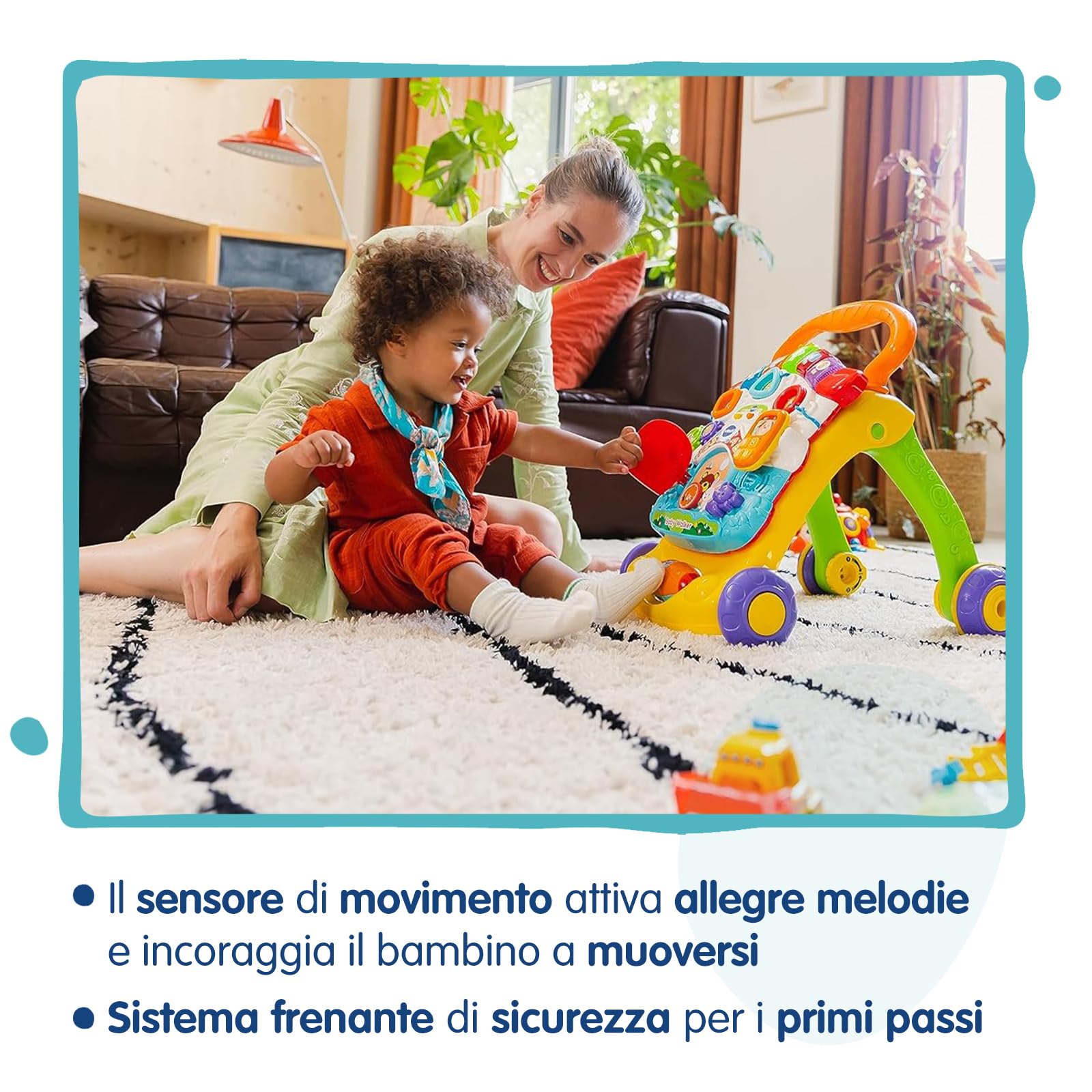 V-Tech Giocattoli 1-3 anni Super Primi Passi Parlante Primipassi arancione