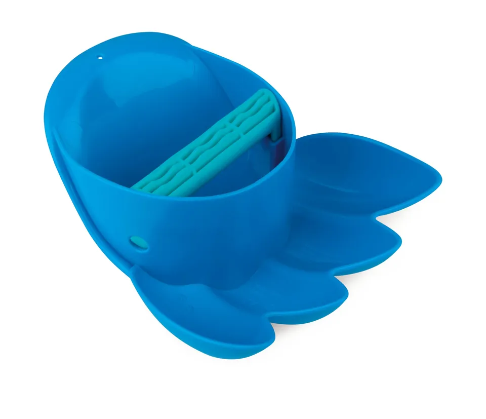Hape Giochi da spiaggia Zampa Potente Blu paletta da spiaggia manico robusto