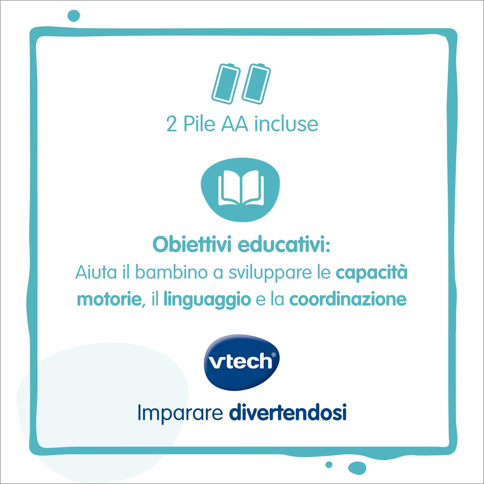 V-Tech Giocattoli 1-3 anni Super Primi Passi Parlante Primipassi arancione
