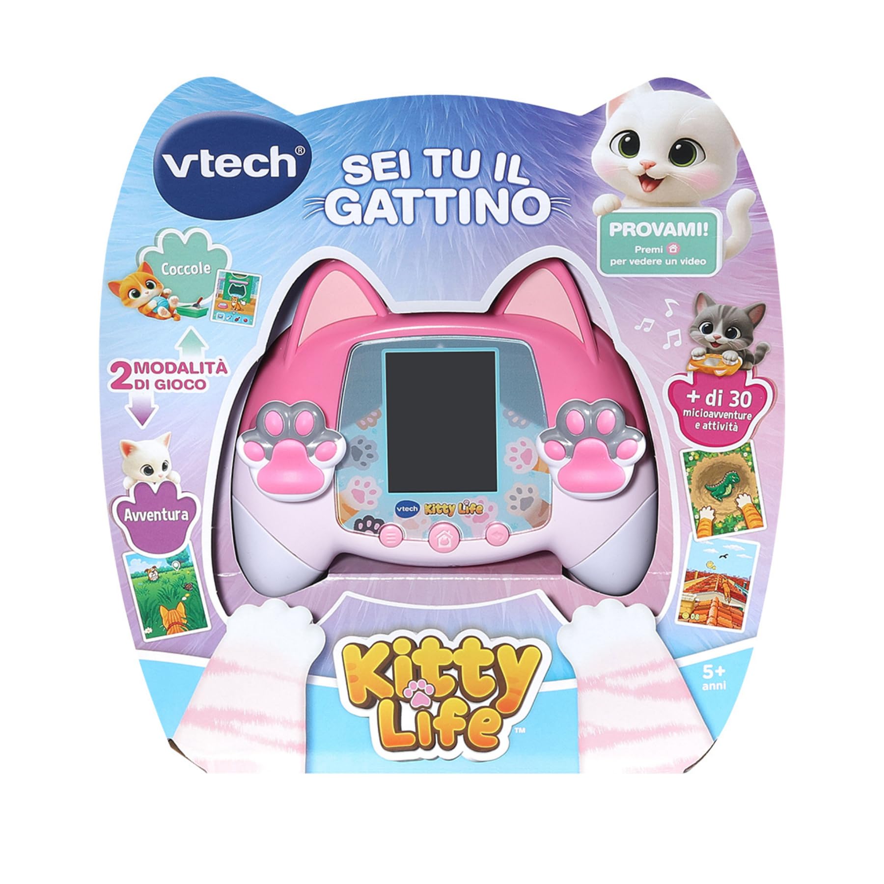 VTech KidiPet Kitty Life console gattino virtuale rosa