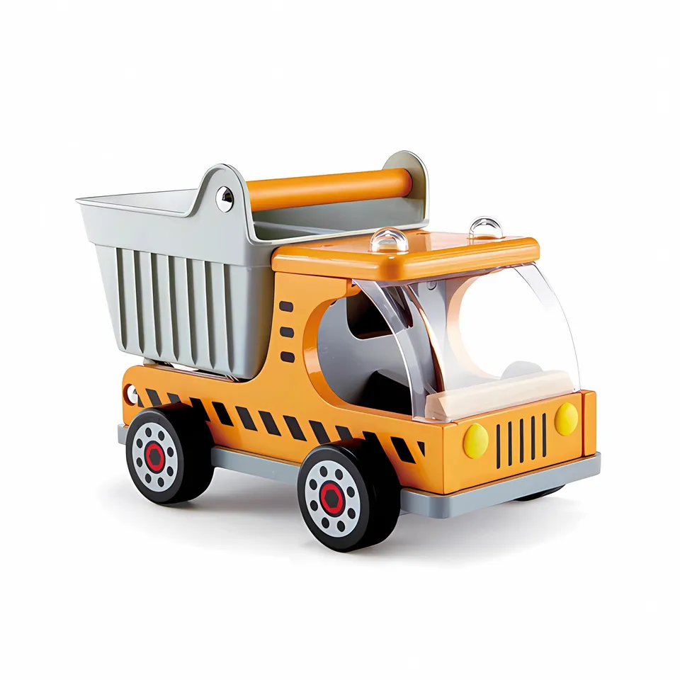 Hape Giochi Camion Ribaltabile camion giocattolo multicolore in legno