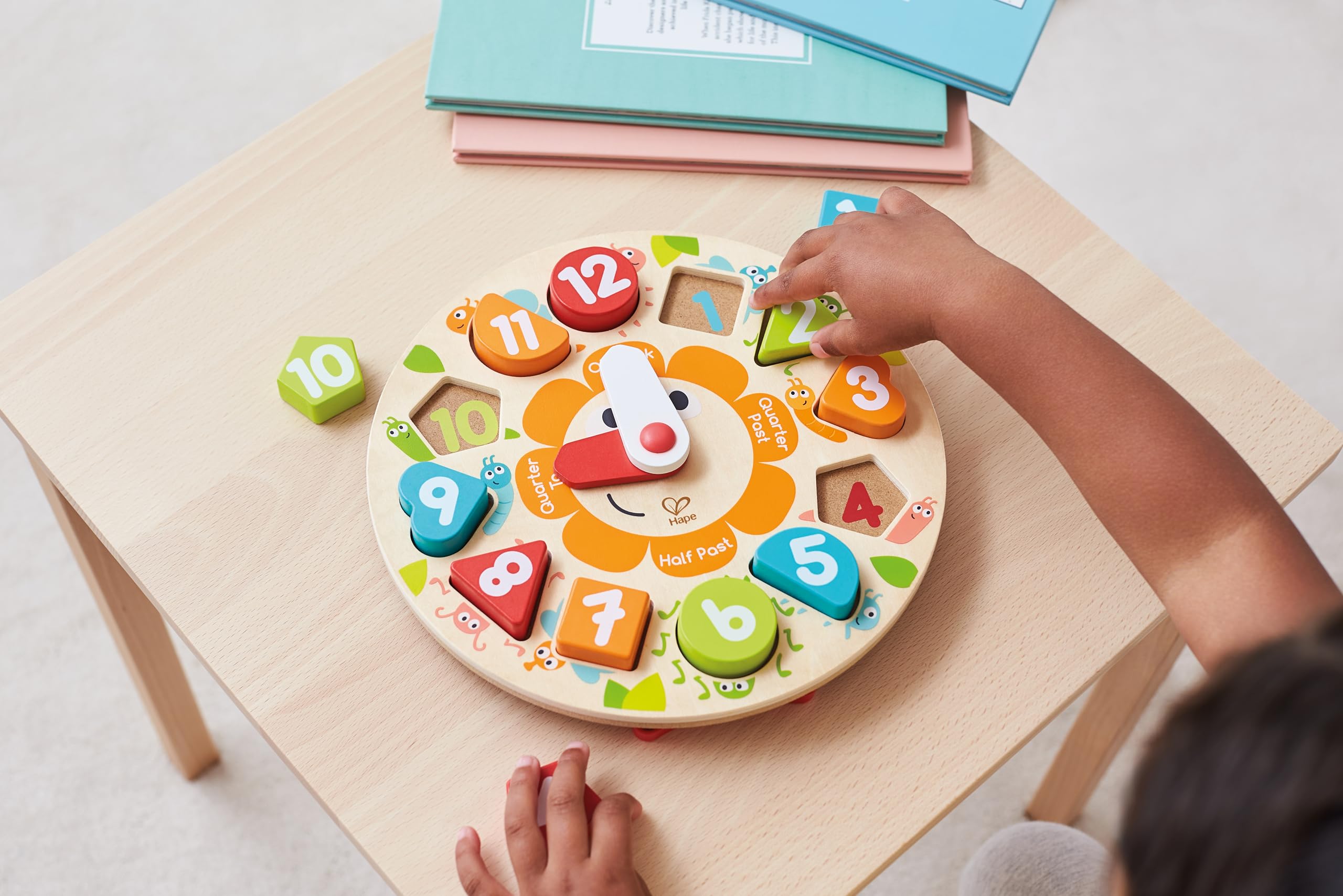 Hape Puzzle Orologio Incastro in legno educativo dai 3 anni