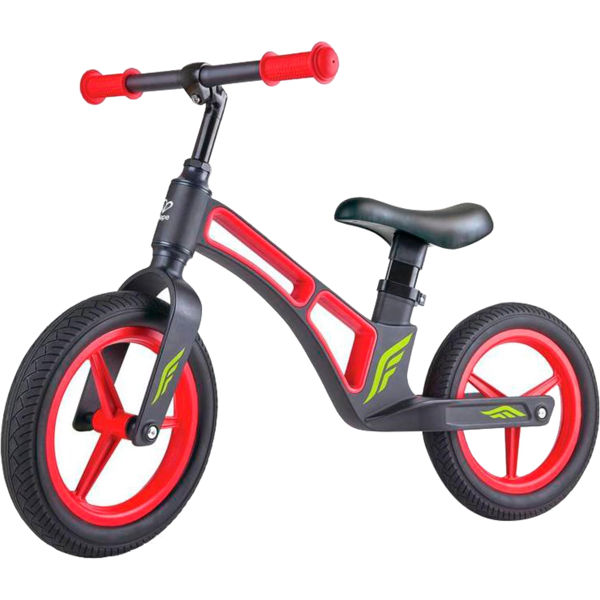 HAPE Primi passi e bici Balance Bike bici senza pedali rossa regolabile