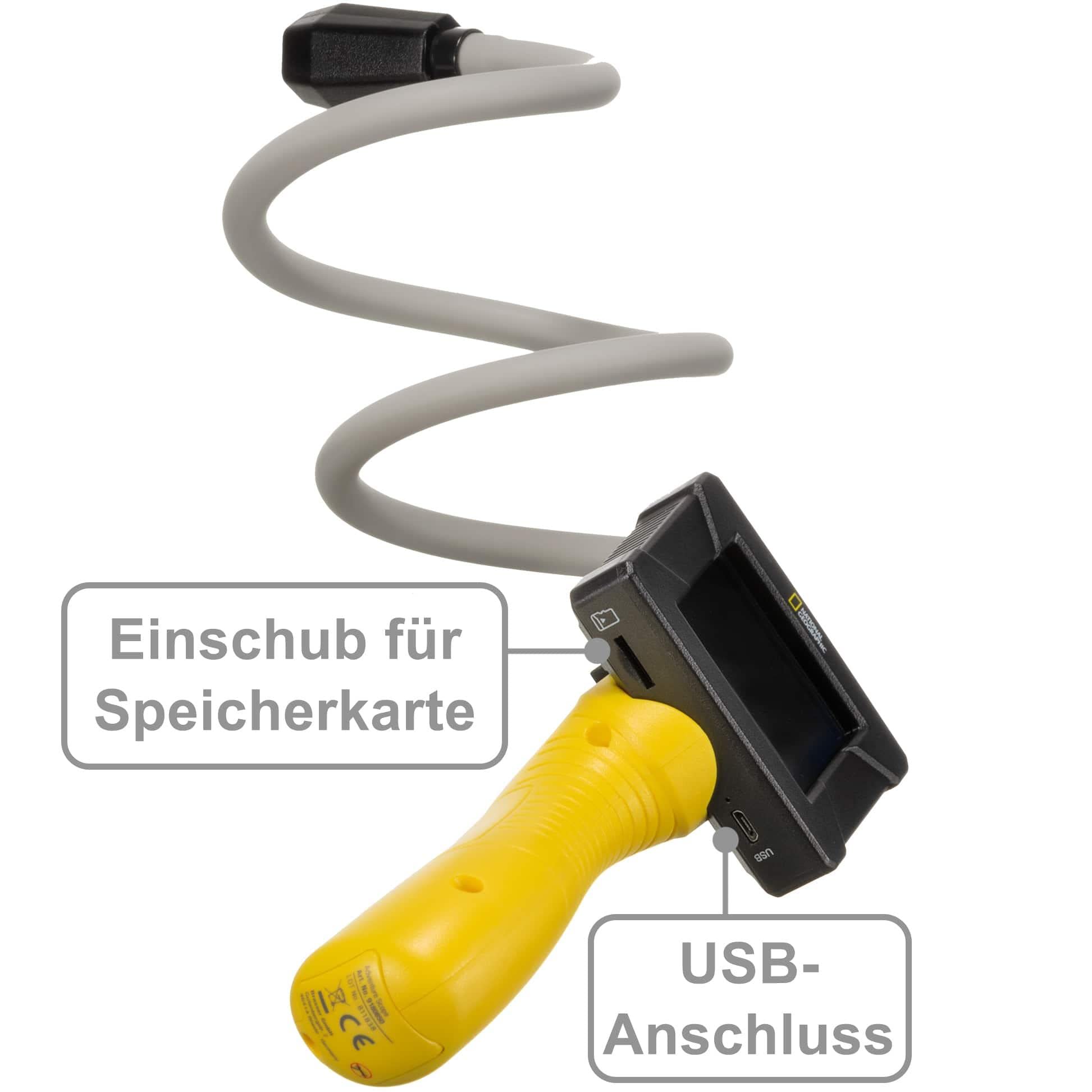 National Geographic 9180850 fotocamera endoscopica LED 68 cm ricaricabile