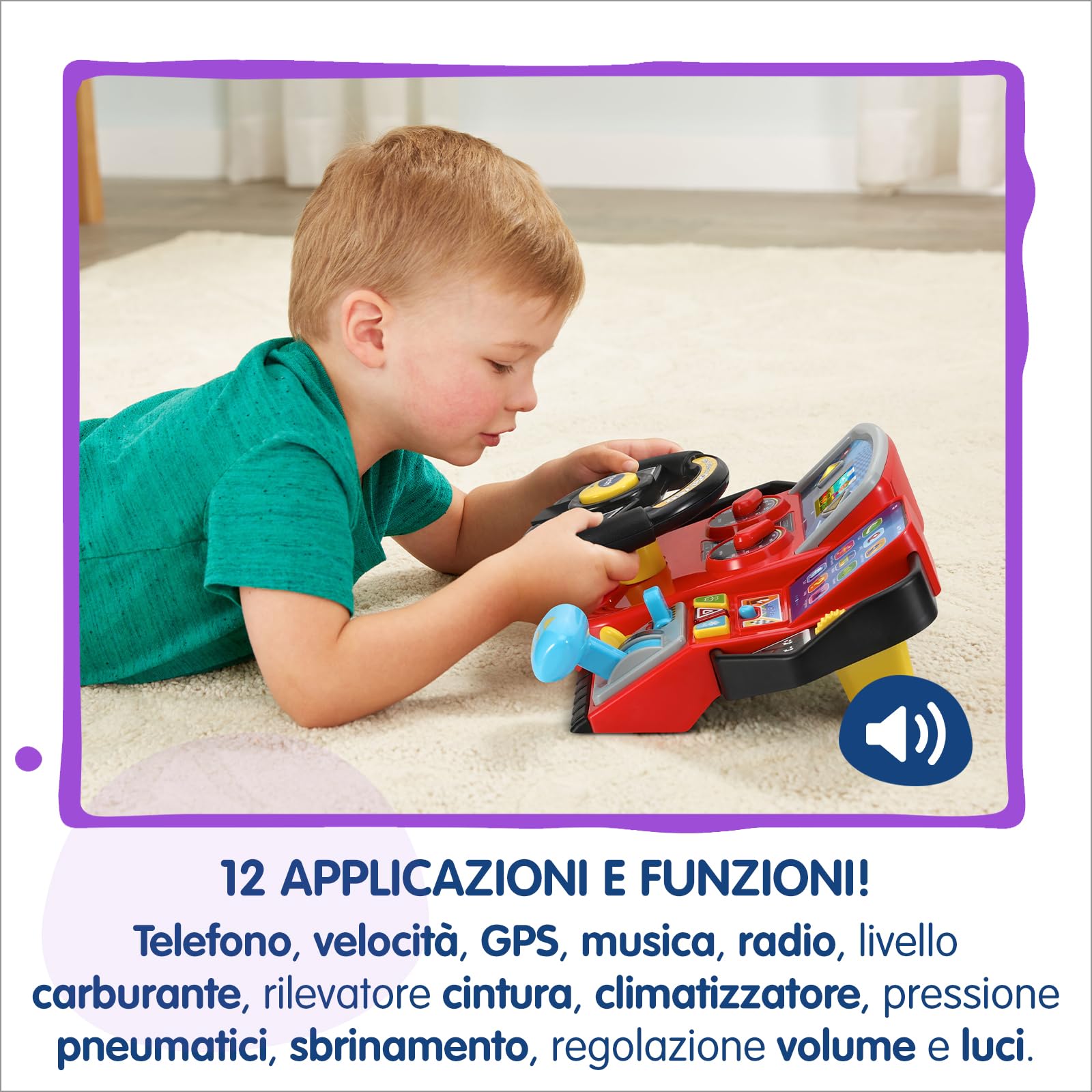 VTech Giocattoli 3-6 anni Volante Turbo Pilota volante interattivo 3-8 anni