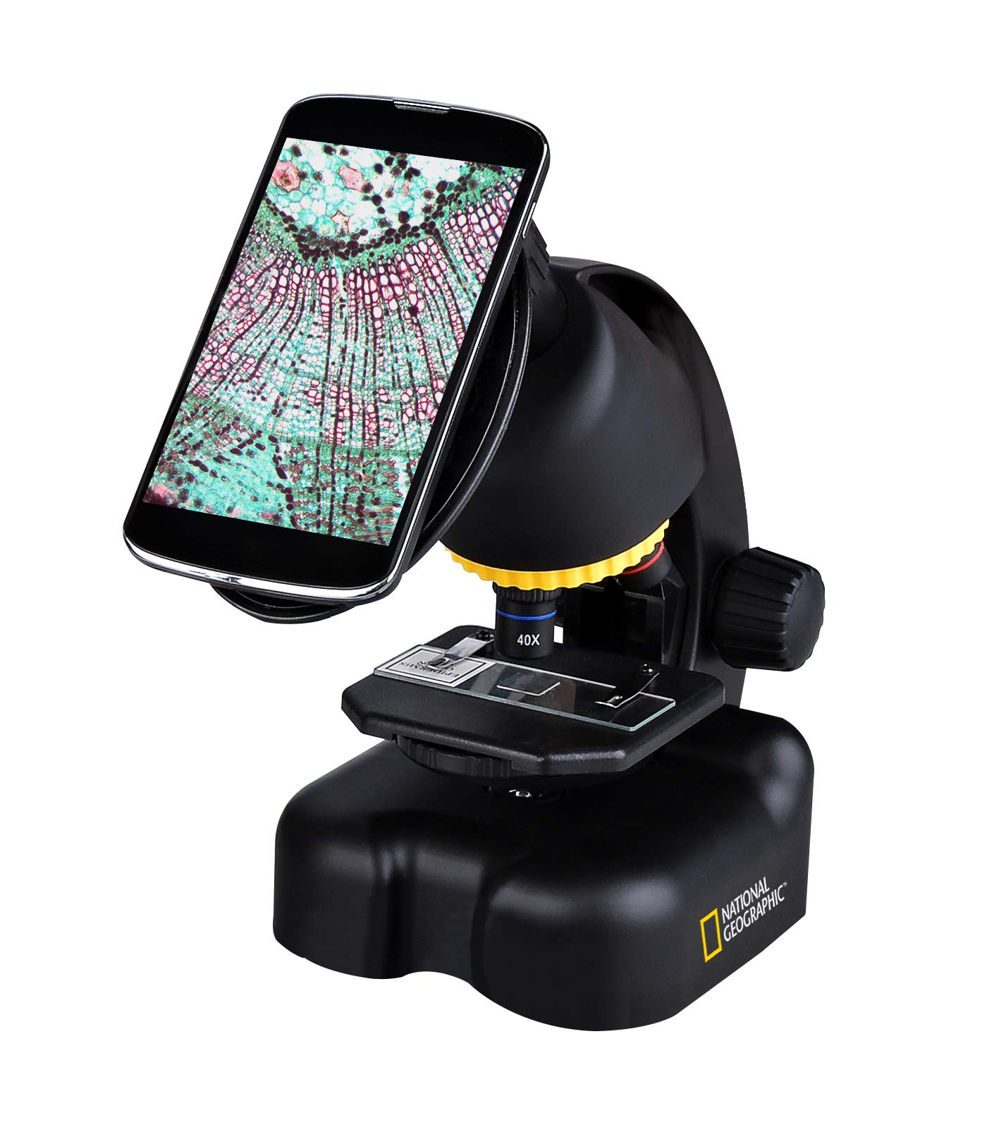 National Geographic Telescopi Telescopio + microscopio compatto con supporto smartphone