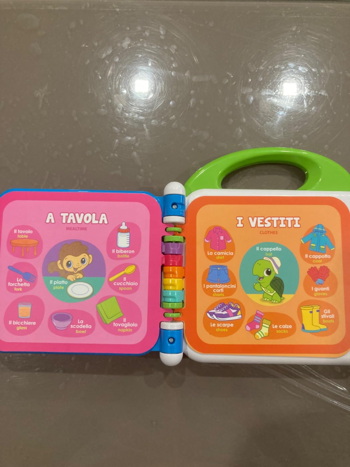 VTech Giocattoli 1-3 anni Il Mio Primo Libro Illustrato 100 Parole libro bilingue