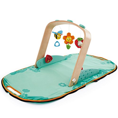 Hape Giocattoli per l'infanzia E0045 palestrina portatile con giochi