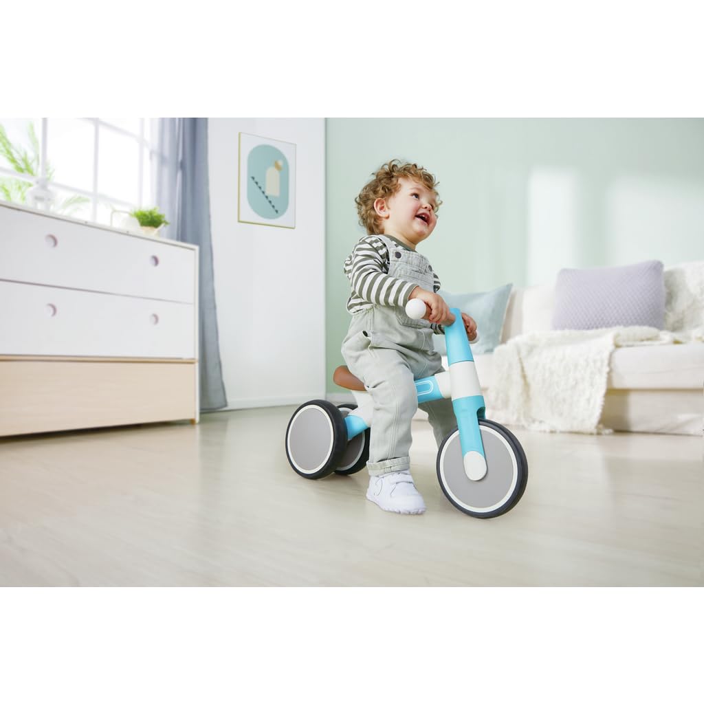Hape Primi passi e bici Triciclo Azzurro senza pedali 3 ruote