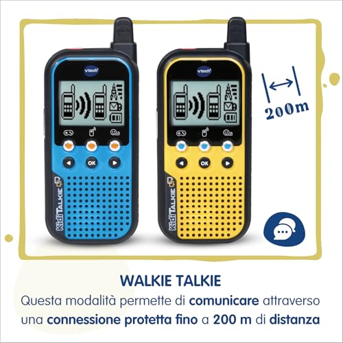 VTech Kidi Talkie Walkie Talkie 6 in 1 per bambini 4-10 anni