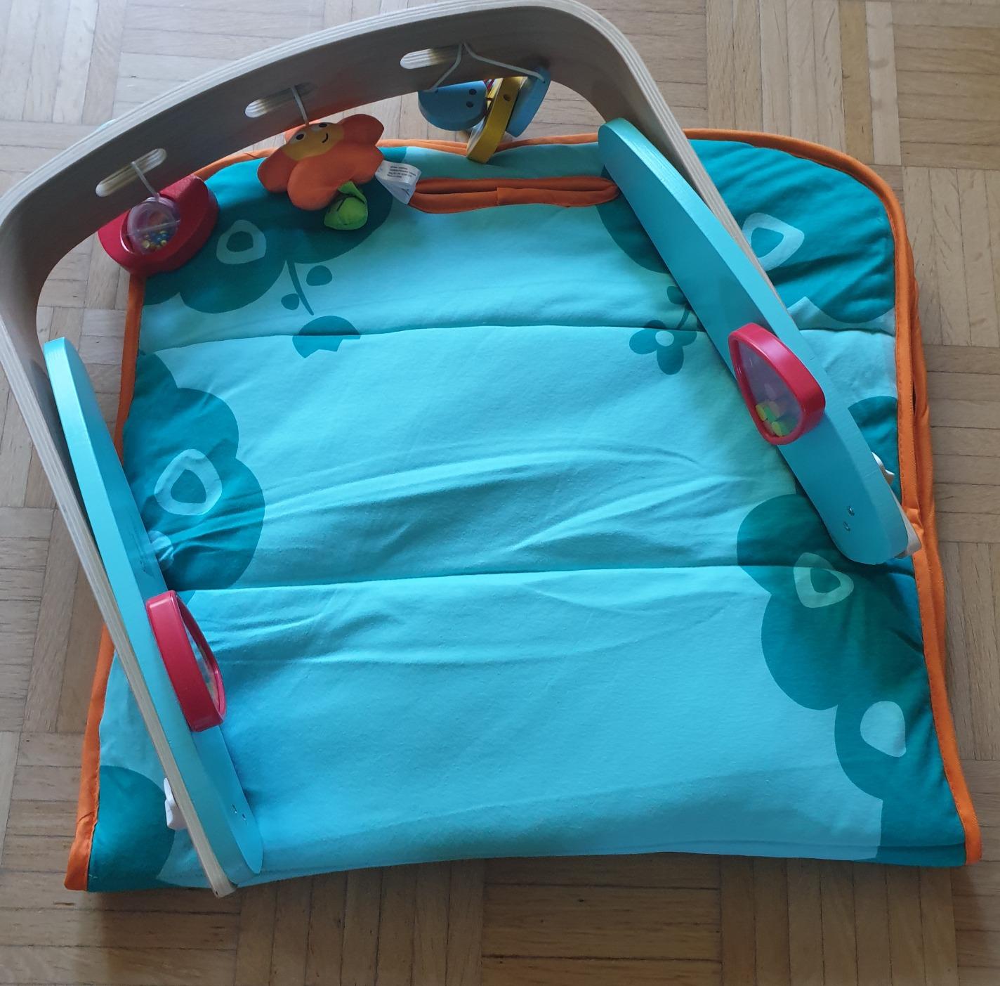 Hape Giocattoli per l'infanzia E0045 palestrina portatile con giochi
