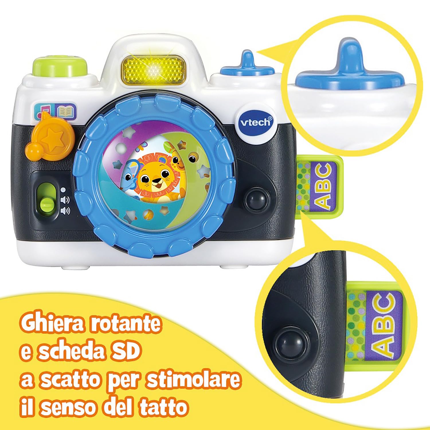 VTech Giocattoli 1-3 anni La Mia Prima Fotocamera giocattolo 12-36 mesi
