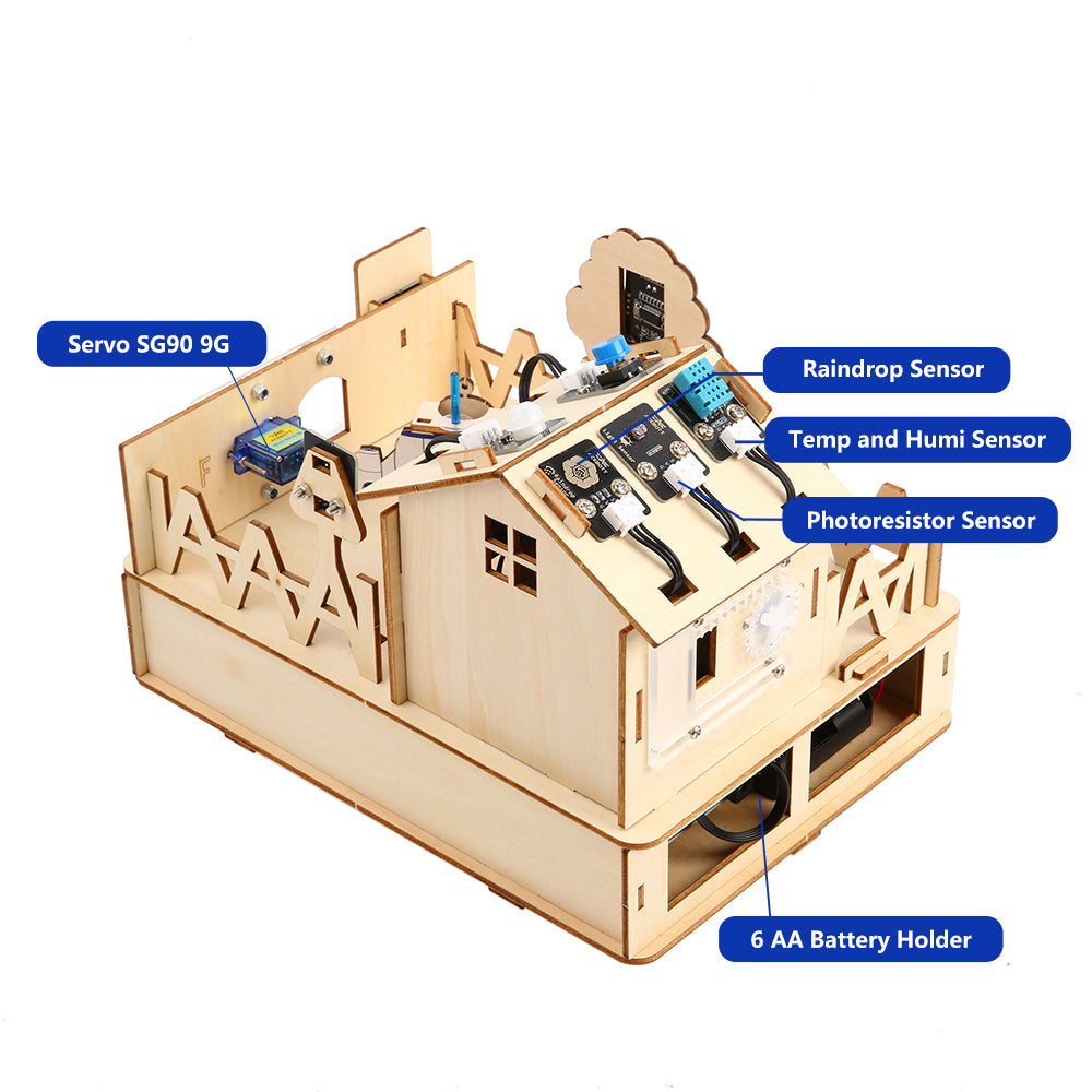 ACEBOTT Explorer Series QE001 kit smart home IoT ESP32 per 8-12 anni