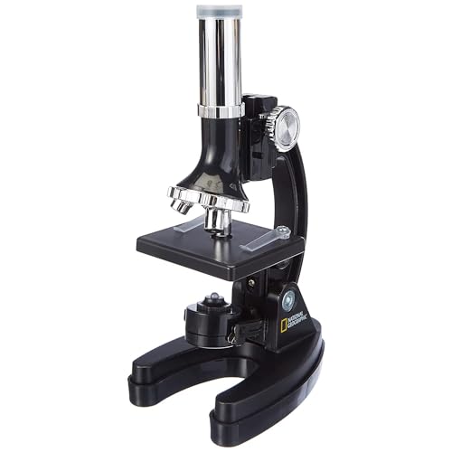 National Geographic Microscopi Microscopio 300x-1200x per bambini preparati